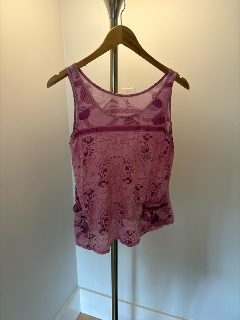 XCVI Pink Paisley Print Sleeveless Tank
